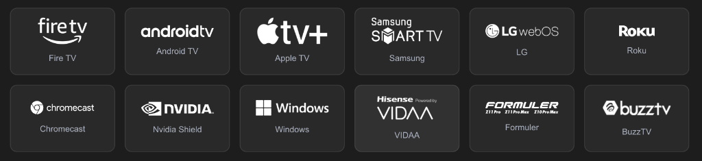4KIVO Supported IPTV Streaming Devices and Apps